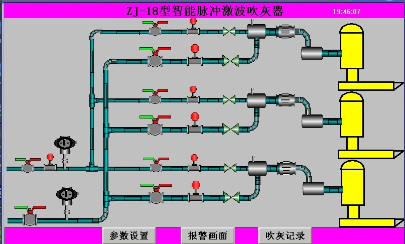 智能激波吹灰器